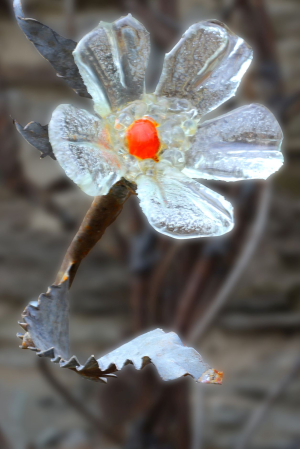 Marc Hadermann - Wilde wingerd (Detail)(Glass, Metal)